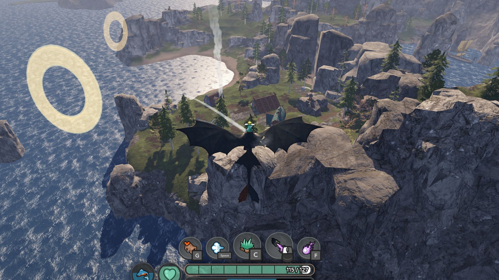 You must talk to Hiccup to start the island's quest (Image via Roblox)